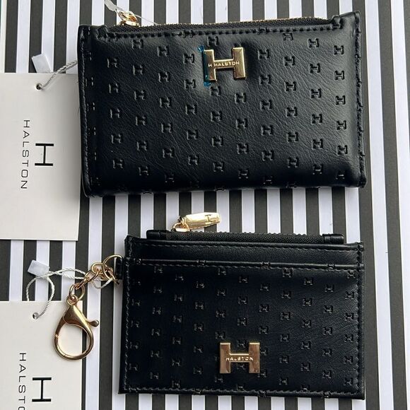 Halston Compact Bifold Wallet and Card Case 2 Pack - Picture 6 of 6